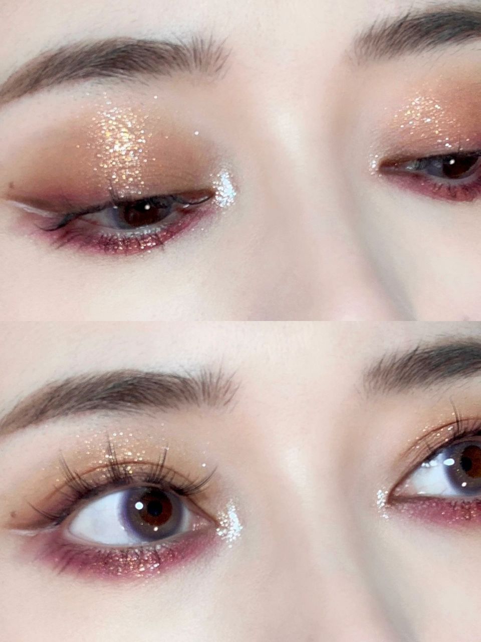 新年开运妆碎钻红丝绒眼妆 适合过年画的妆 红丝绒真的很喜庆!