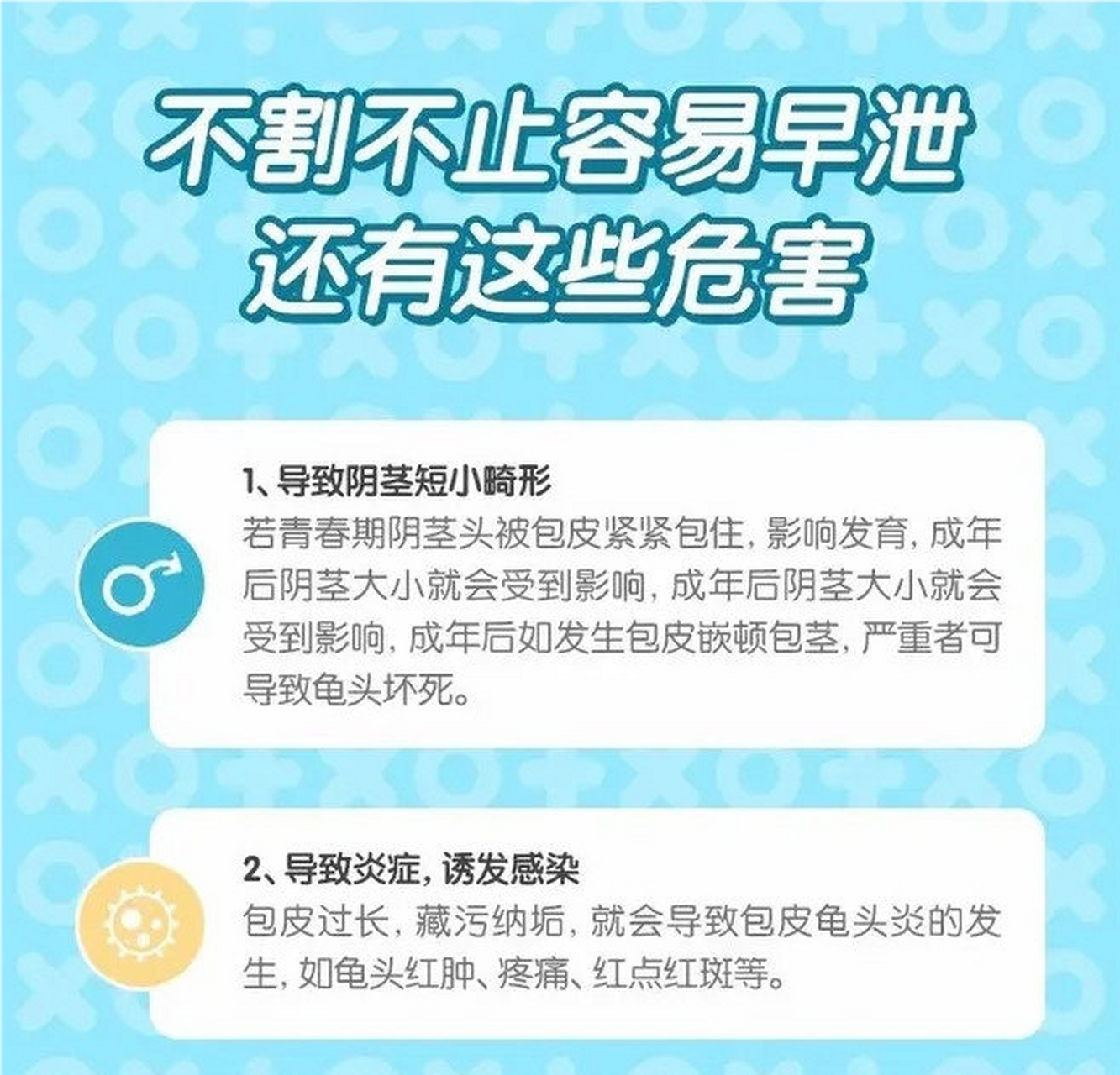 尿頻,急尿,尿道疾病,早洩,陽痿的男性,與包皮過長有很大關係.