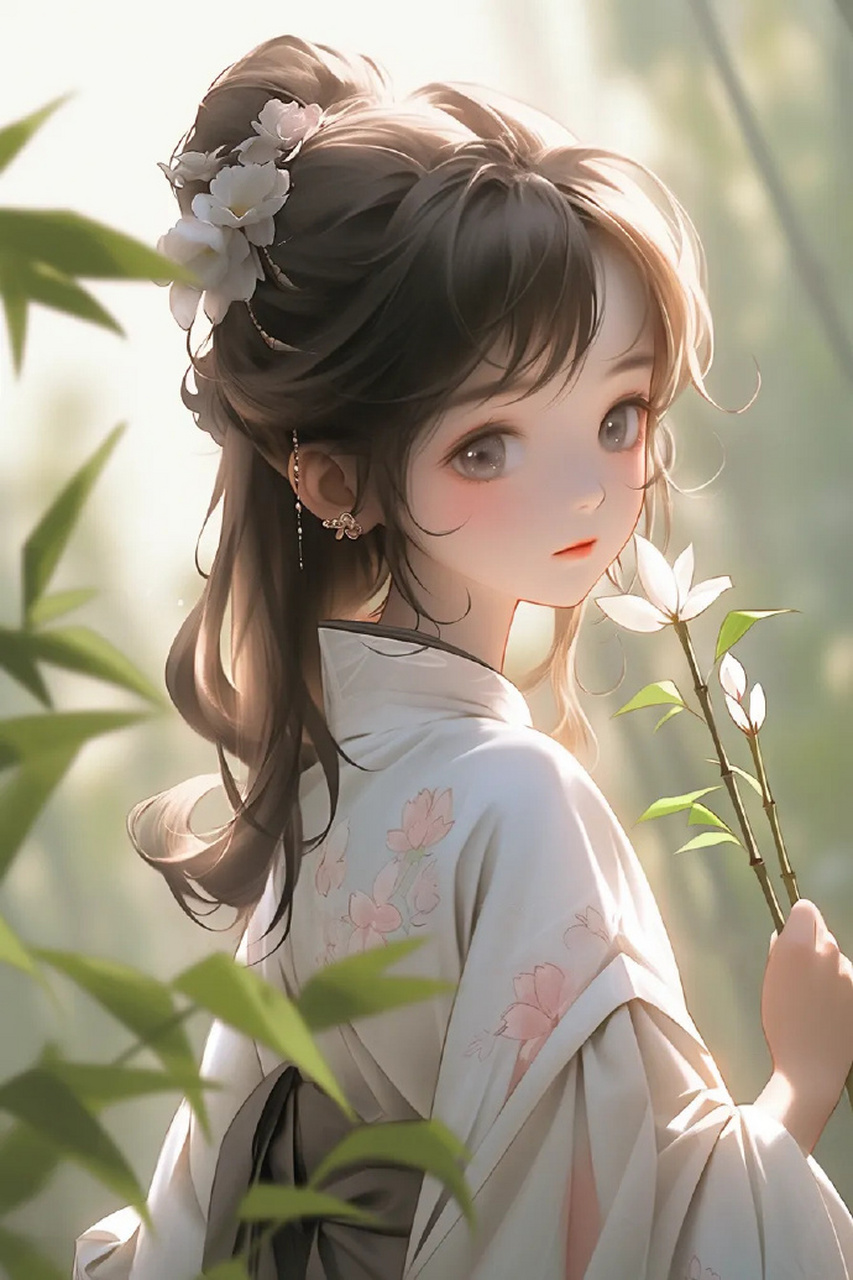 古风呆萌治愈系小美人头像 676767