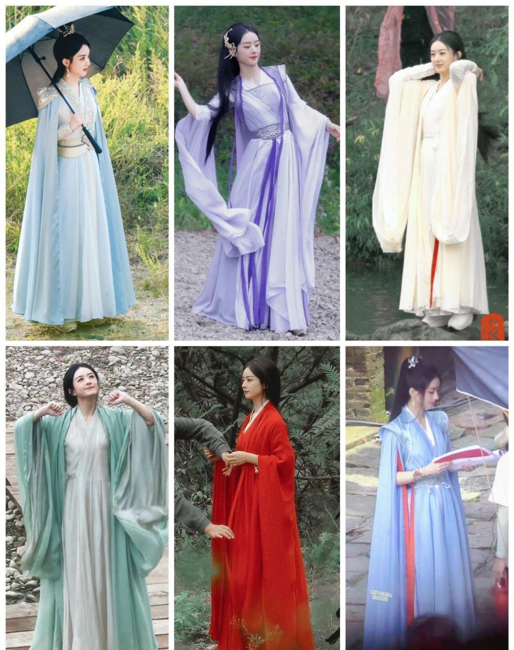 赵丽颖与凤行妆造合集 她可以一个人演完一部七仙女了171769