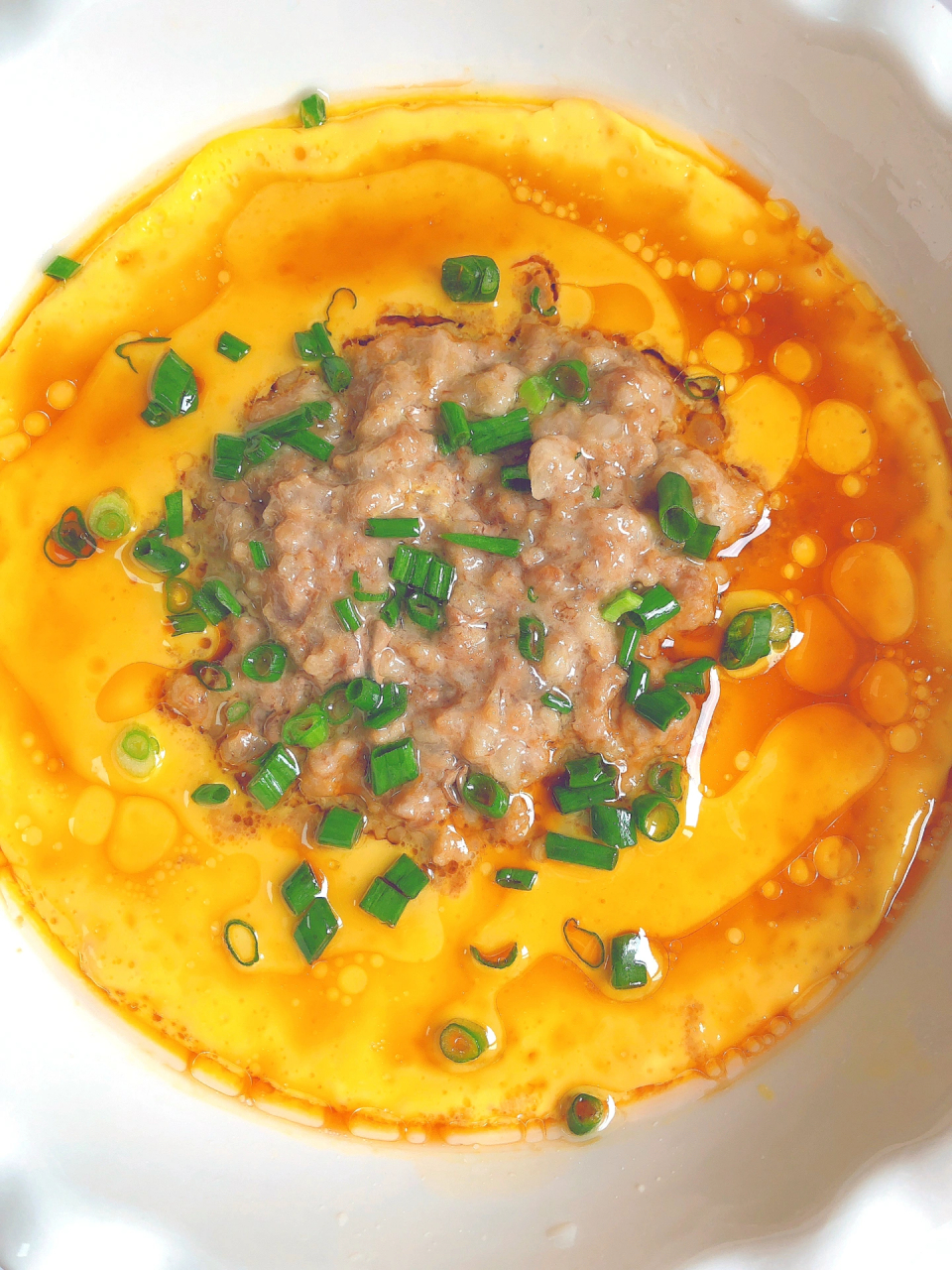 肉饼蒸蛋这么做真的是肉里面有蛋香,蛋里面有肉香,太好吃了吧[good]