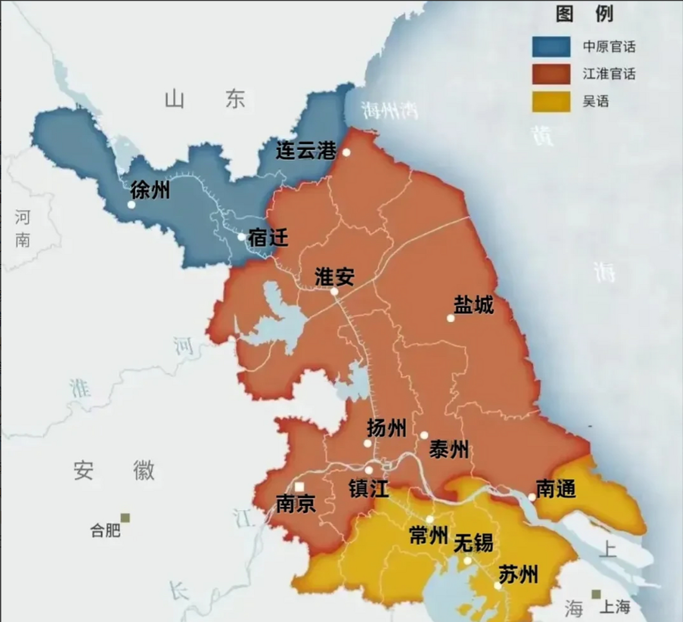 南京心里放不下对苏南的执念, 不愿意做苏中一带的核心城市, 这就是