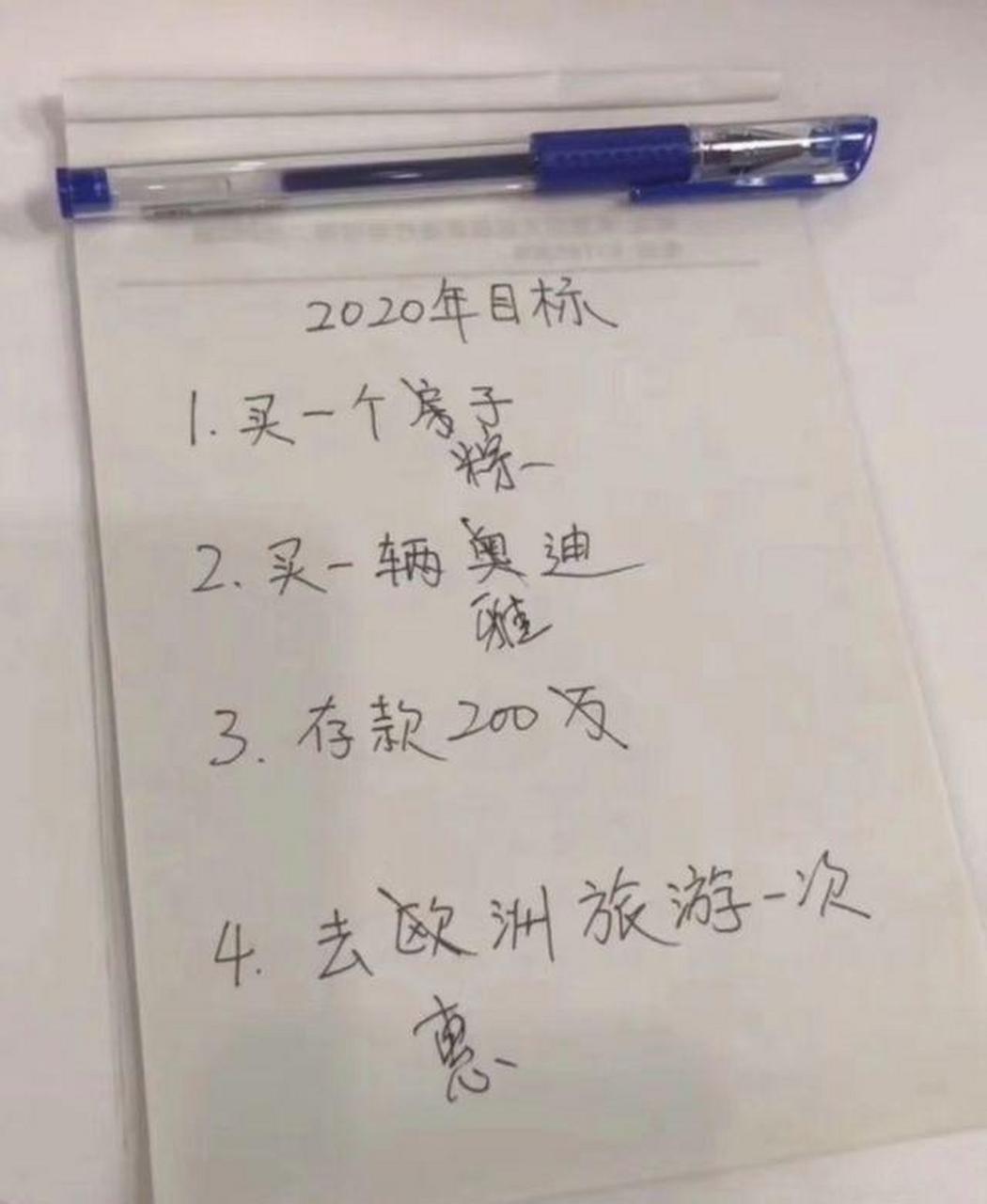 2022年个人目标搞笑图图片