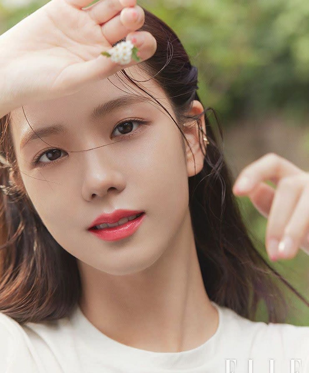 jisoo kim ji-soo × elle 韩国七月号 | 笑容灿烂的夏日少女~?[抠鼻]