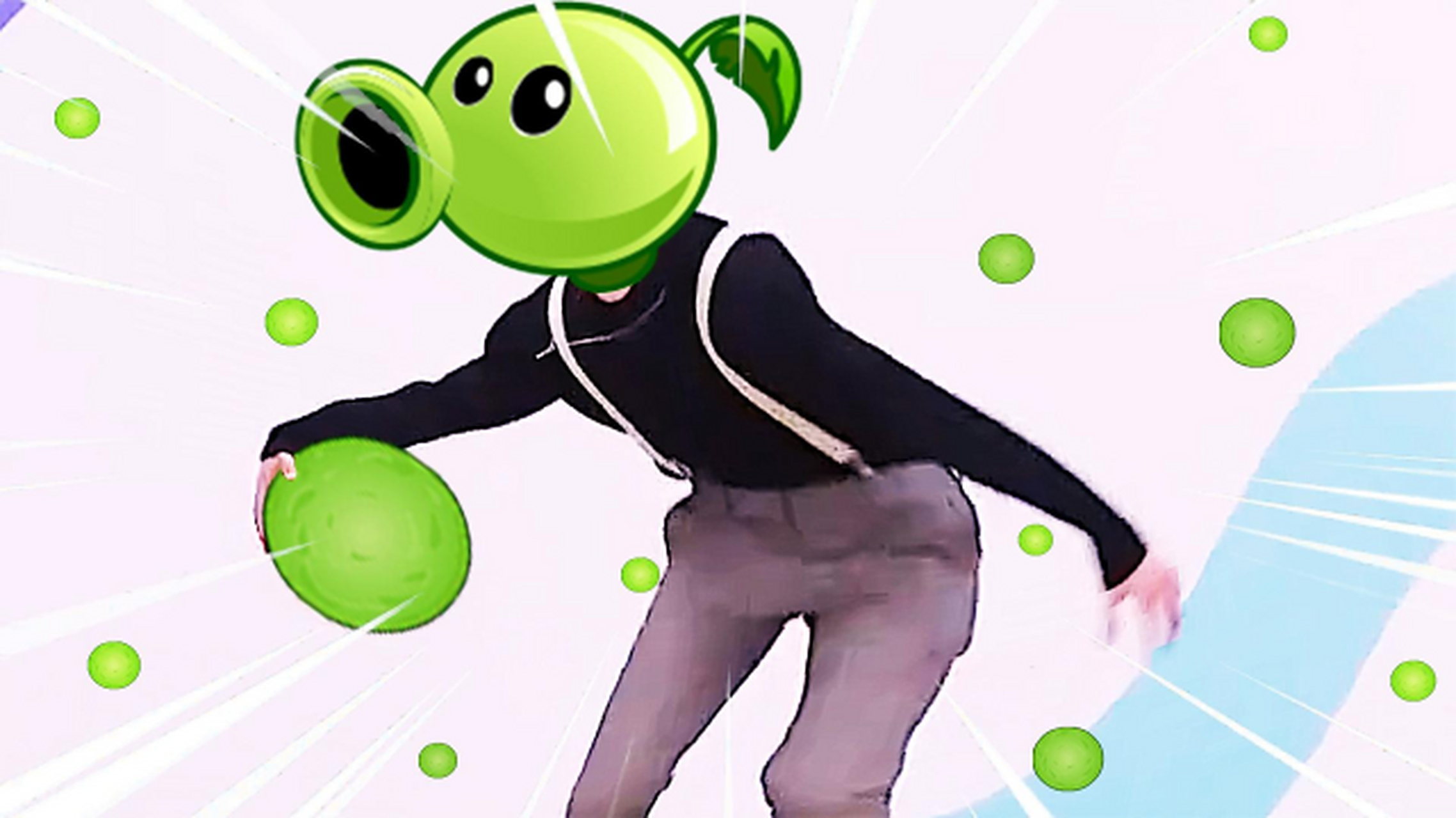 植物大战僵尸#   如果豌豆射手是这样的,你们觉得僵尸能抗住几发豌 