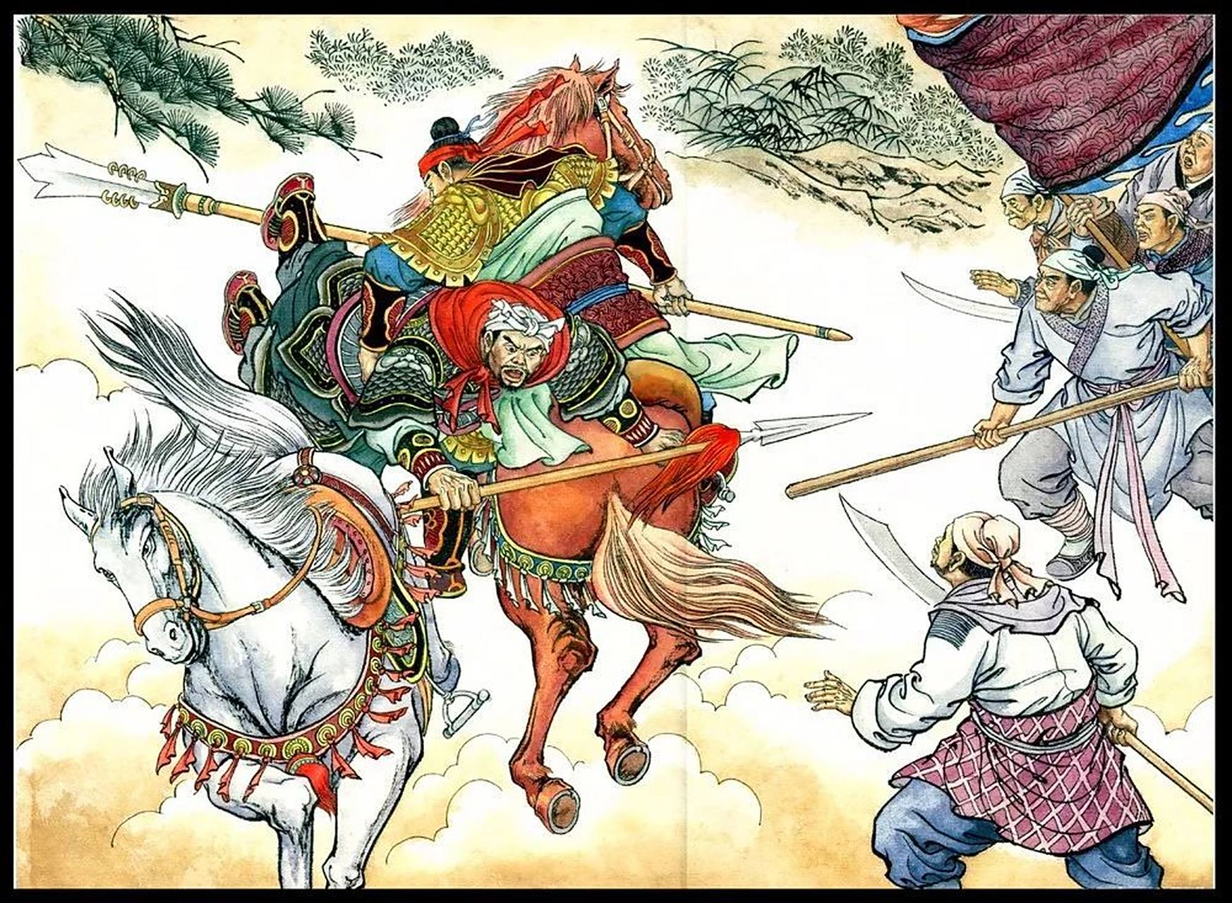 当代原创连环画家王万春老师绘制的《水浒传》连环画,全套共36册,是他