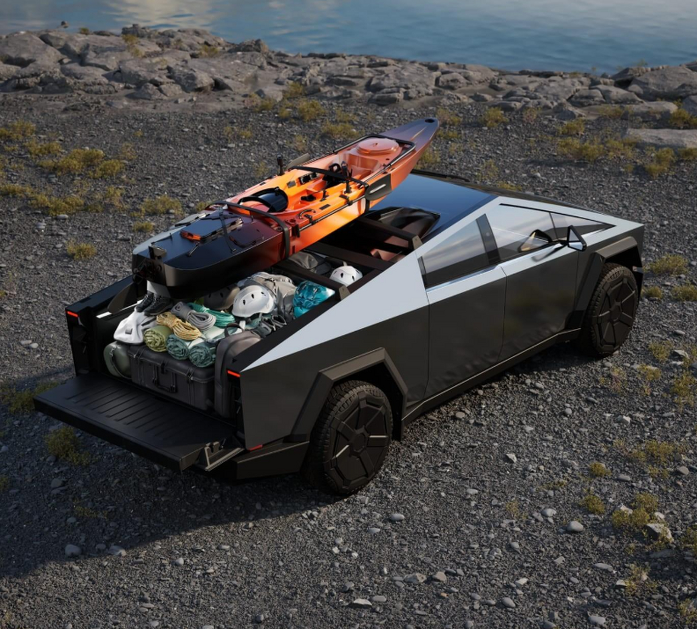 北京时间12月1号,特斯拉cybertruck在美国德克萨斯州奥