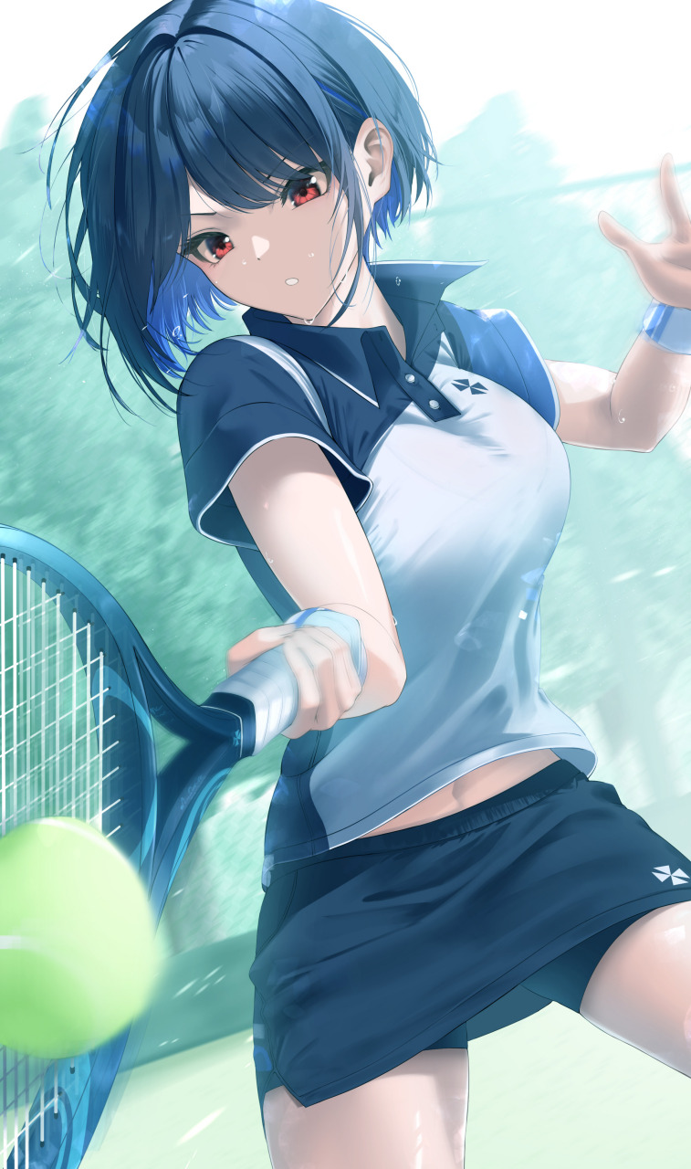 网球少女 画师:丘野ゆうと