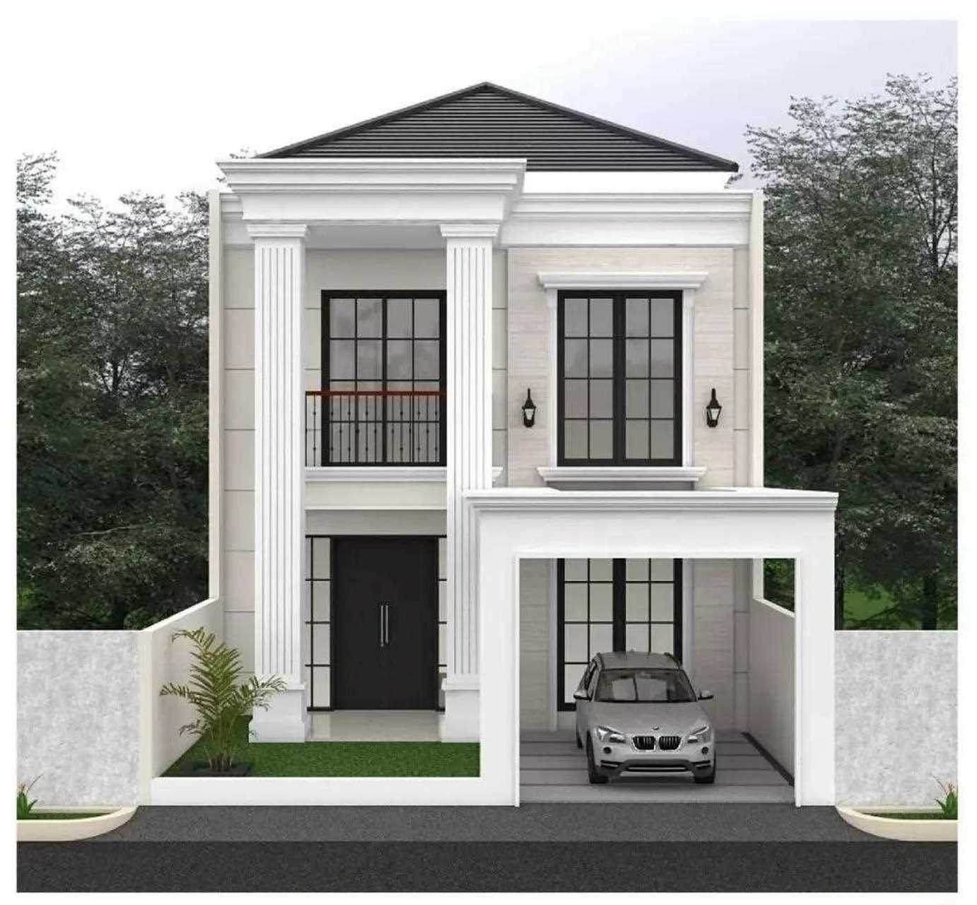 128㎡双层坡屋顶别墅,4室3厅3卫方案设计,带独立车库,入户花园,但是