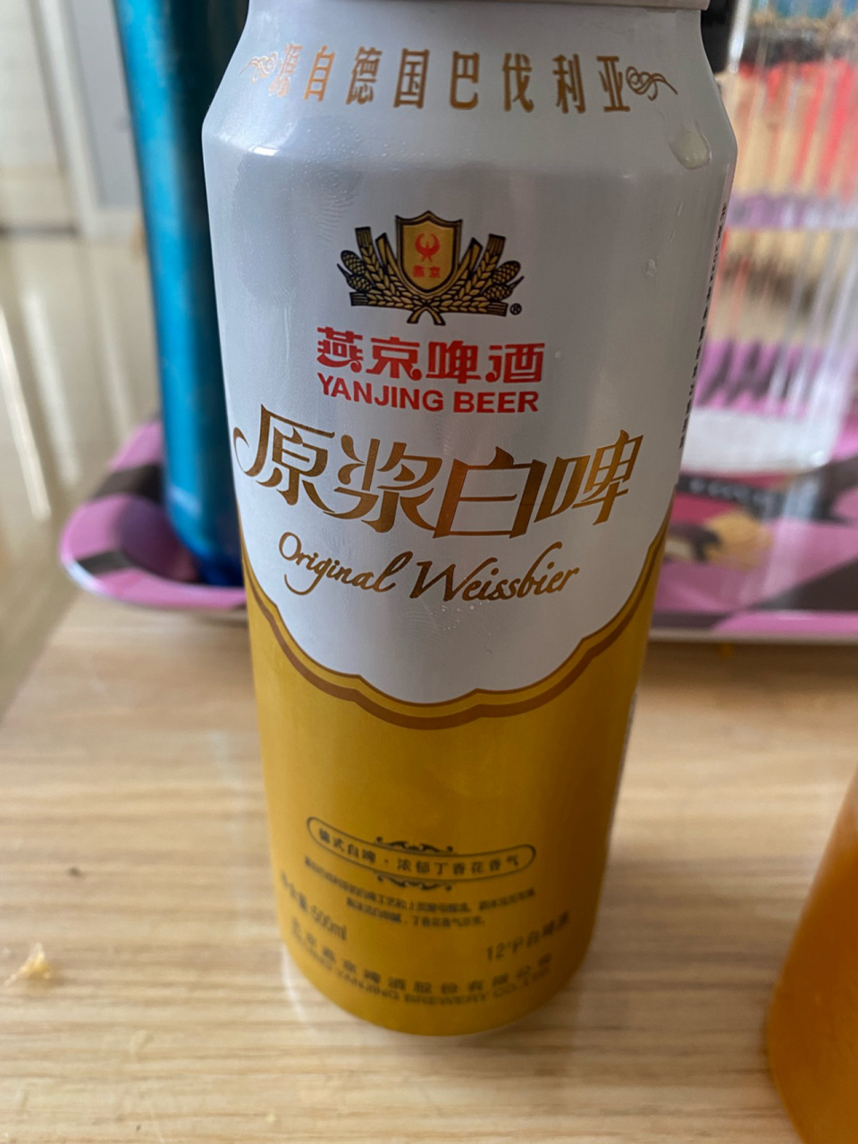 下1箱满-36,到手9390,燕京啤酒原浆白啤12度真不错91 燕京国产白