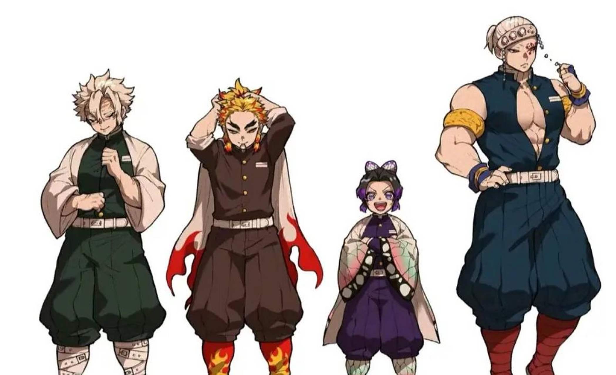 九月动态激励计划#  鬼灭之刃九柱灵魂互换 你们知道他们都是谁吗 有