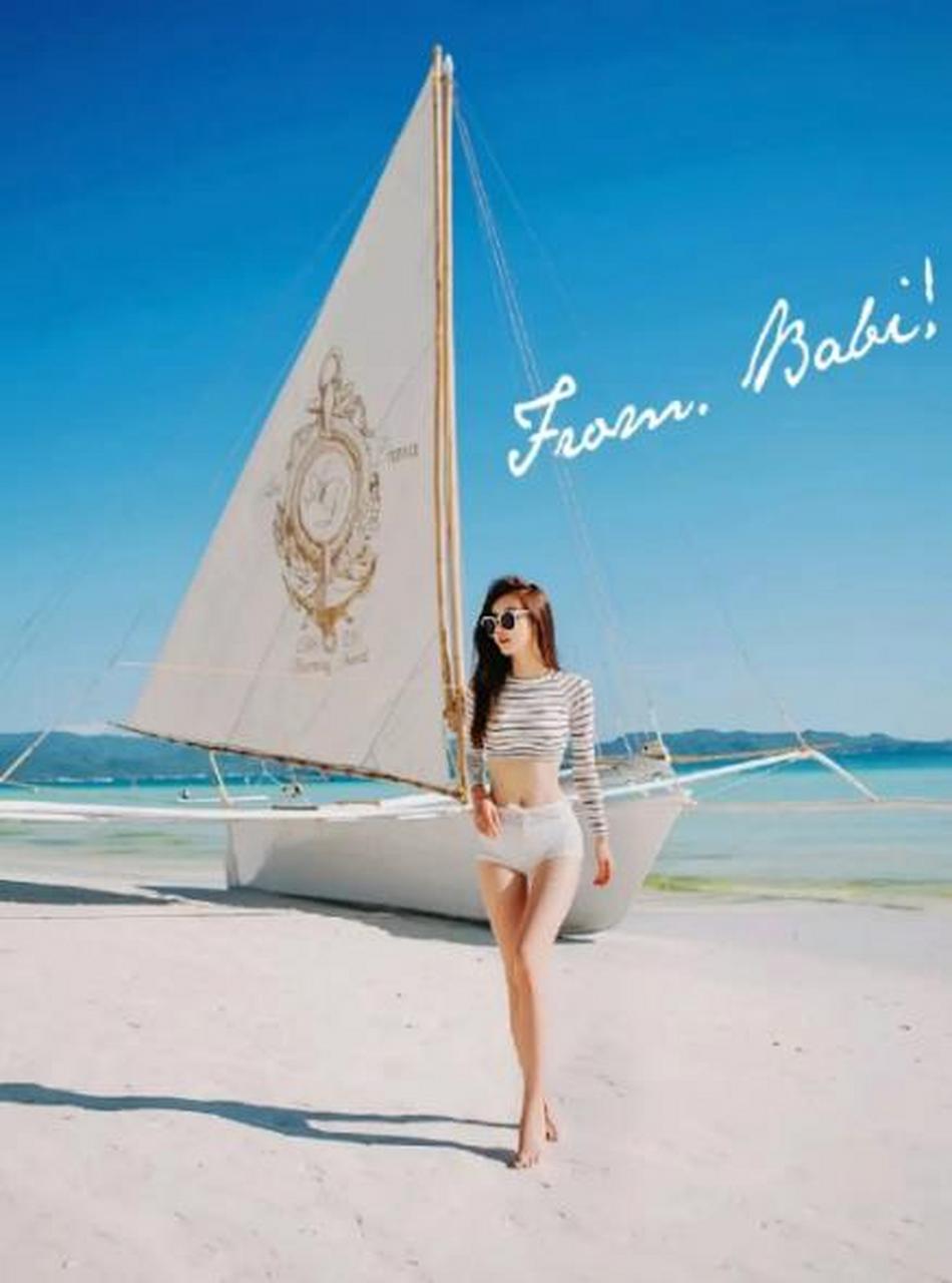 韩国模特孙允珠海边比基尼性感写真! 这身材是什么水平?#孙允珠