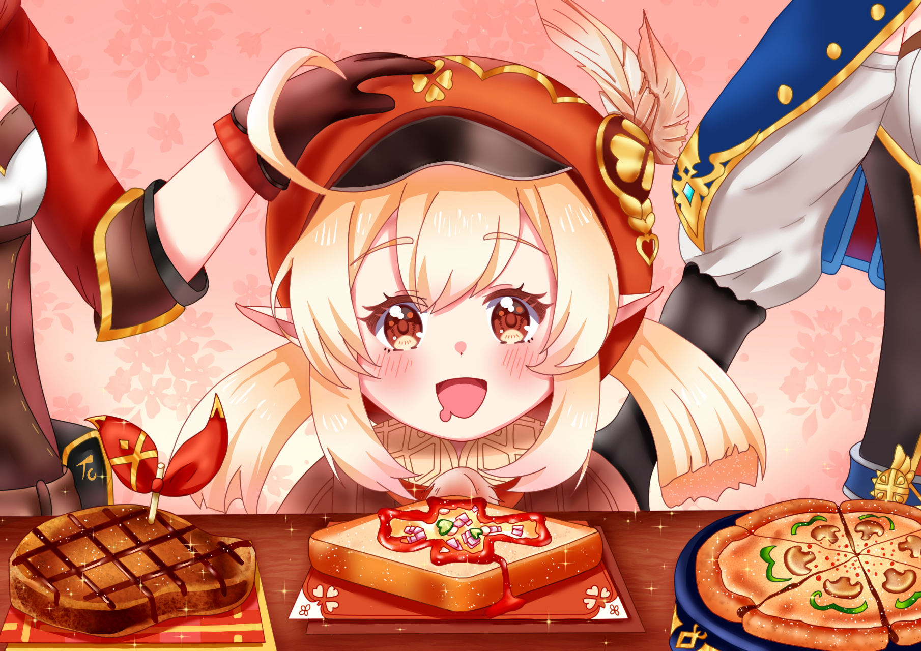 原神壁纸#  #原神可莉#  #原神可莉角色pv# #  【2k电脑壁纸】原神