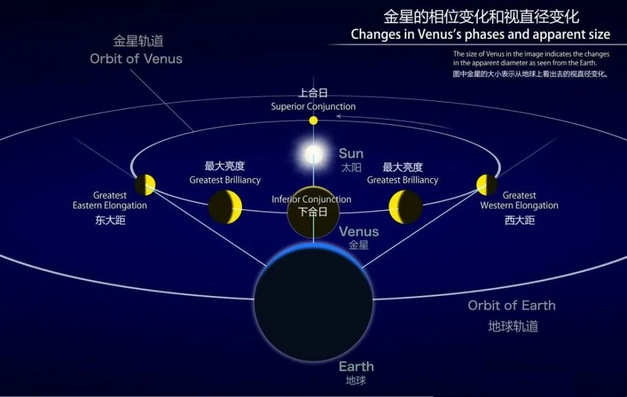 金星位置观测图片