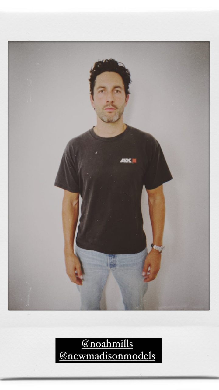 超模noah mills 回归模特行业,期待糯米重返t台.