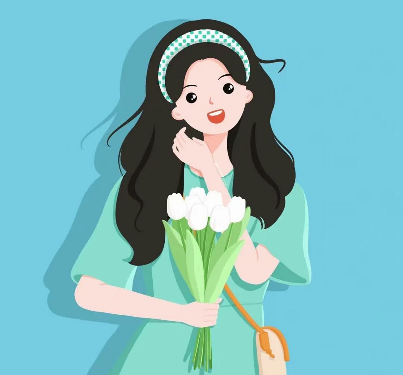 樱桃?微笑少女头像?