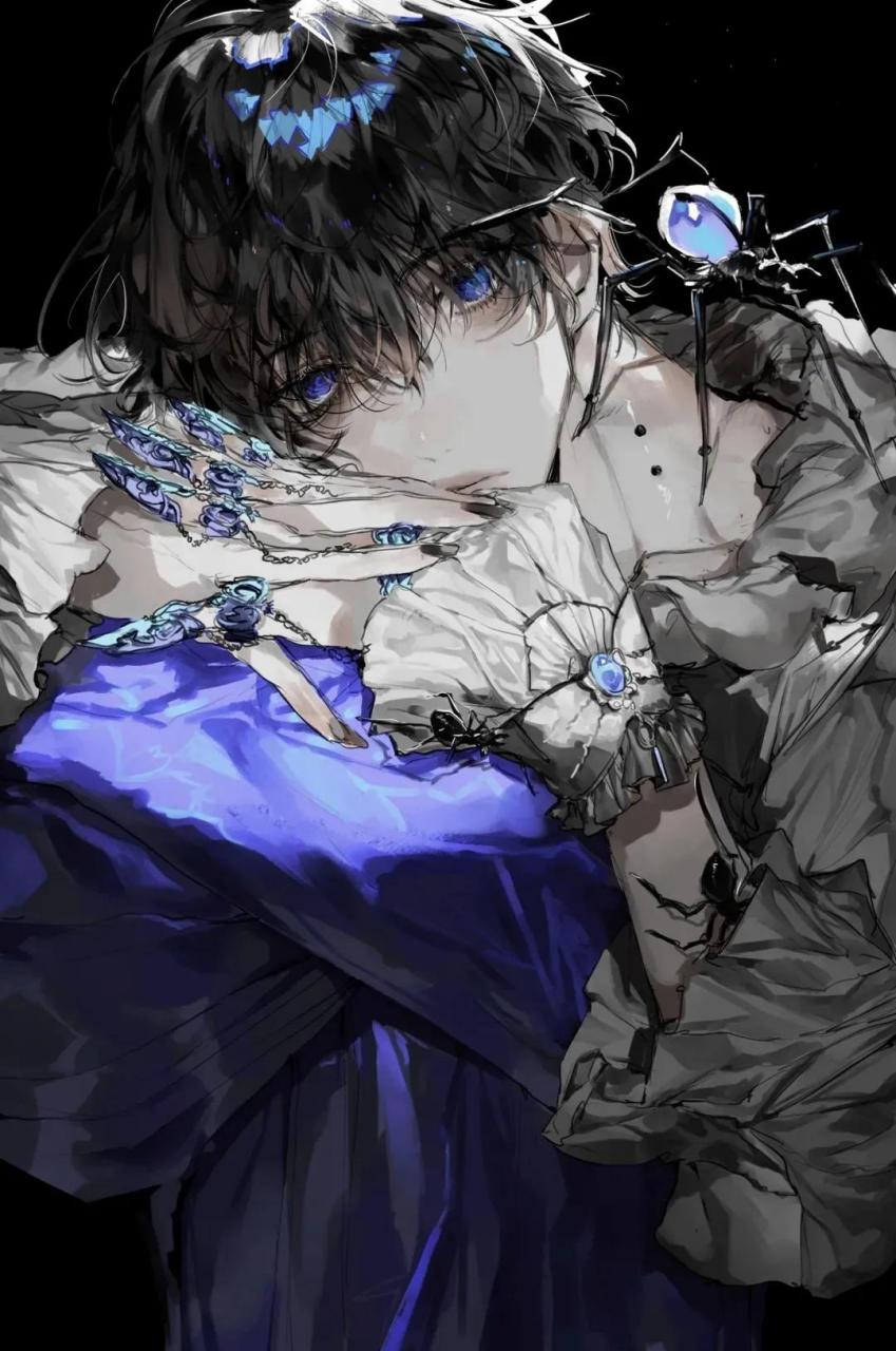 gif创作人# 动漫男生绘画图片欣赏 动漫男头  这男色抵挡不住呀!