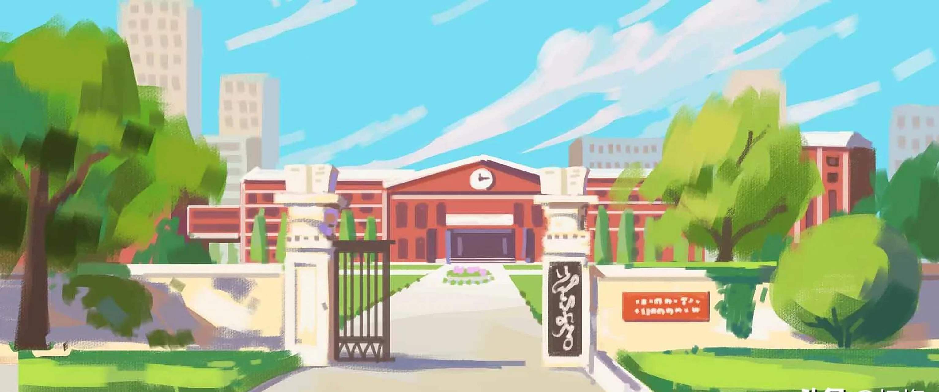 其中有位妈妈哭得稀里哗啦,在她的带动下,别的家长也在那抺眼泪.