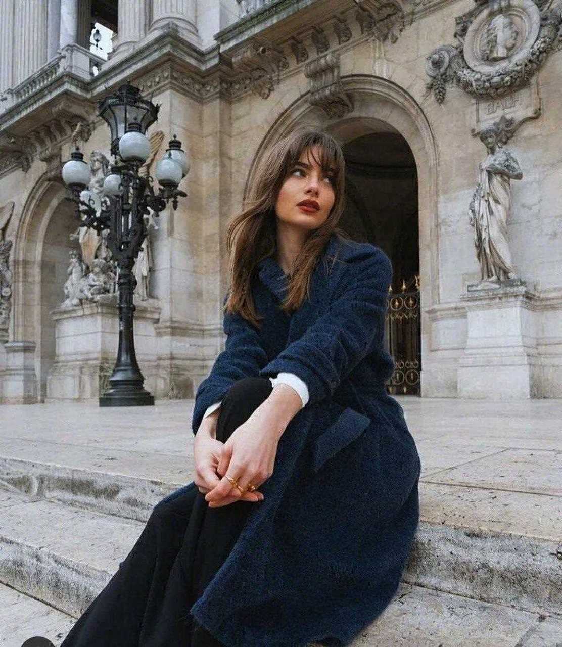 法国模特mara lafontan慵懒迷人的法式风情穿搭!有好身材好气质加特!