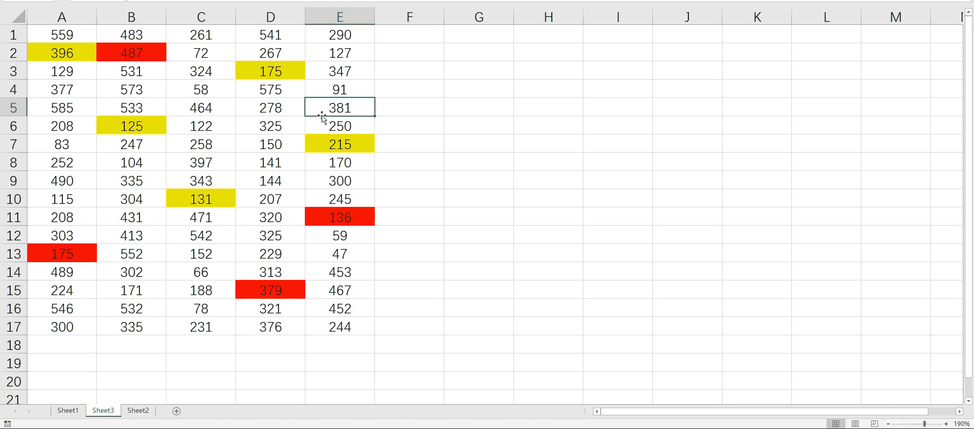 图片[1]-用excel统计表格中某一个颜色标注单元格的个数的操作教程-职比牛办公资源网
