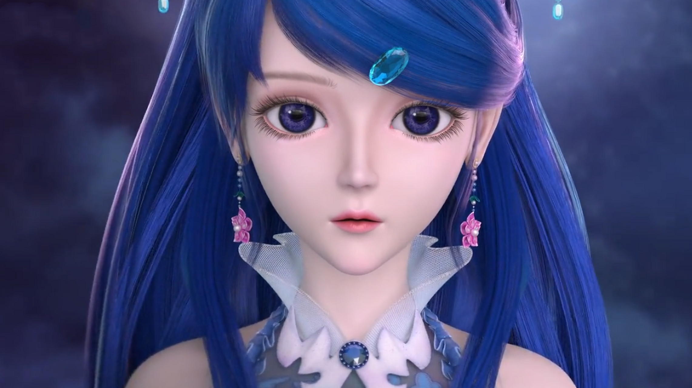 叶罗丽#蓝色系叶罗丽.