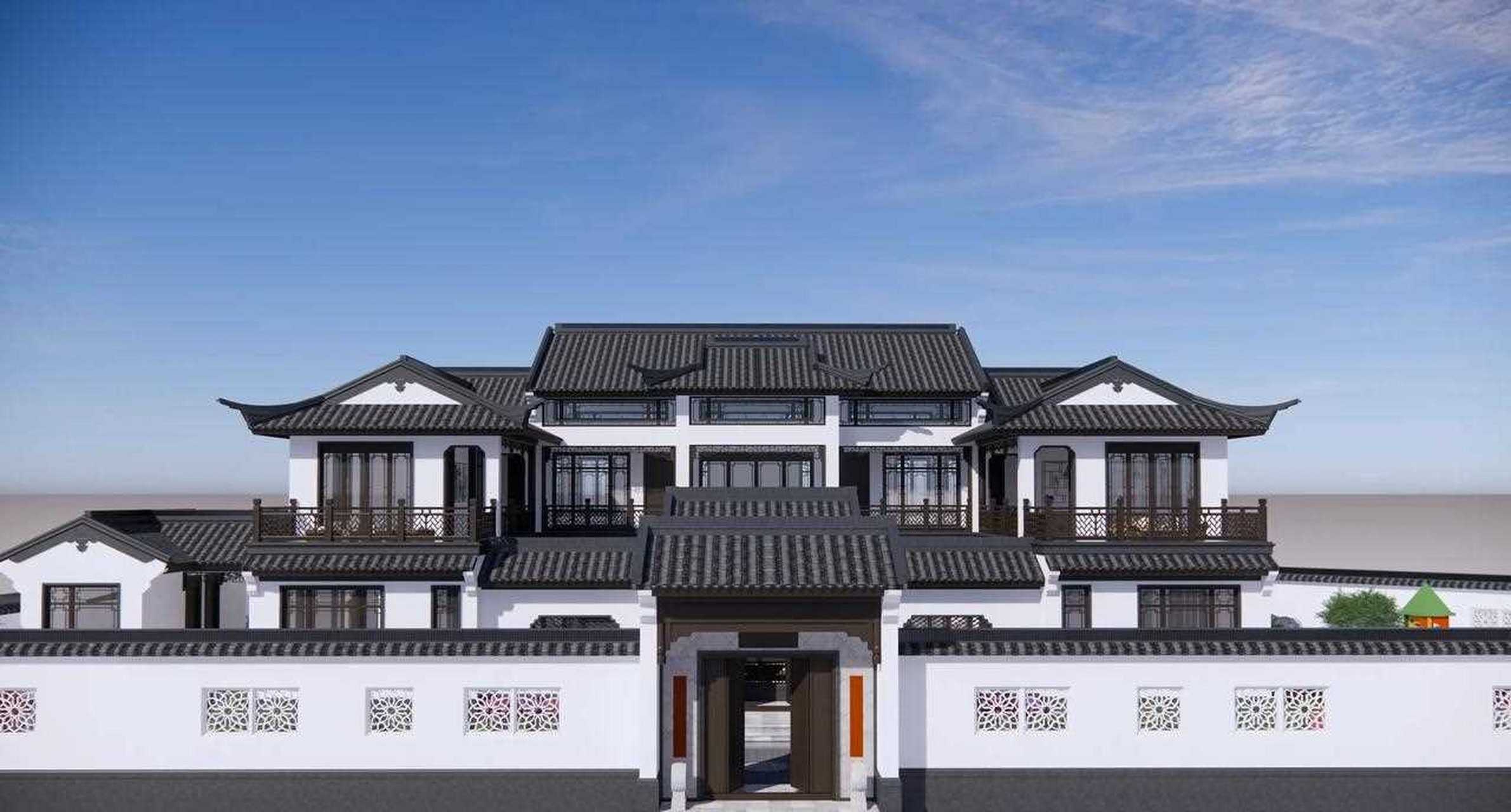 四川两层苏式四合院,又是一款经典中式自建房.