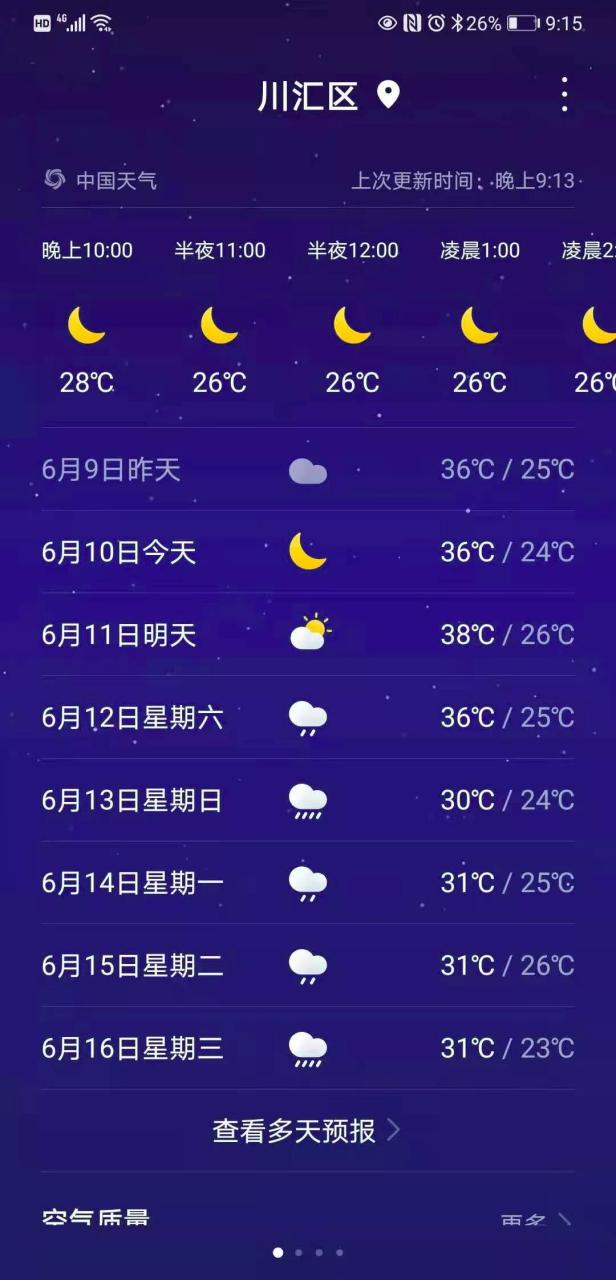 周口淮阳天气预报在线