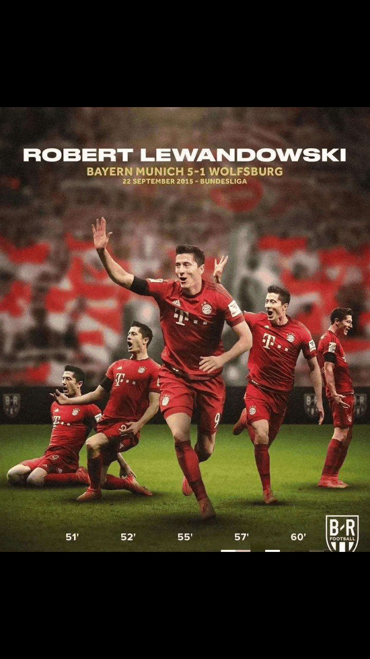 莱万德甲各项纪录汇总:"九五至尊"为足坛最难破纪录,单赛季41球打破