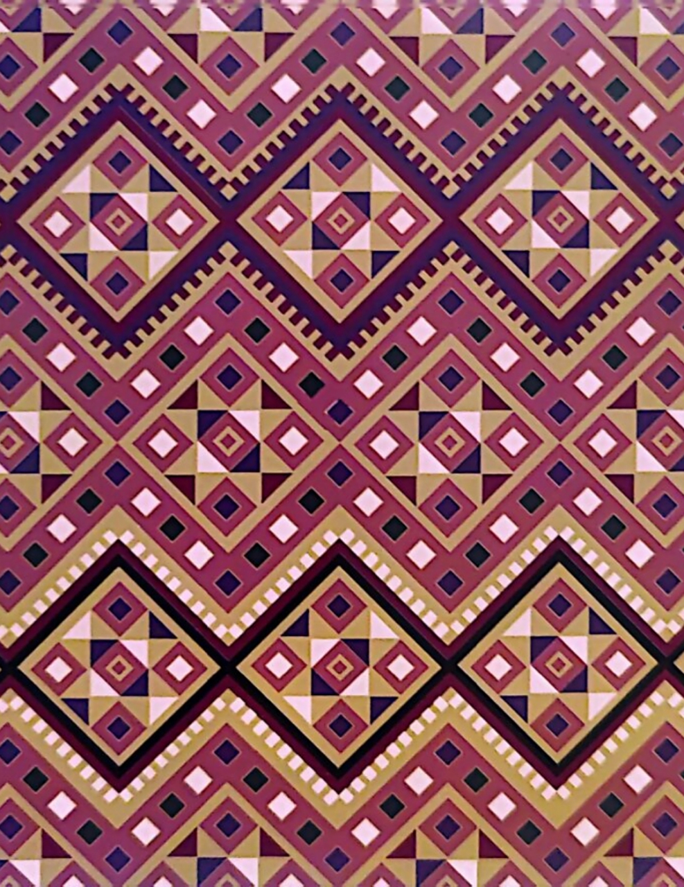 中国传统纹样--少数民族纹样《壮族》第一期  图二:蛙蛇纹壮族贴布绣