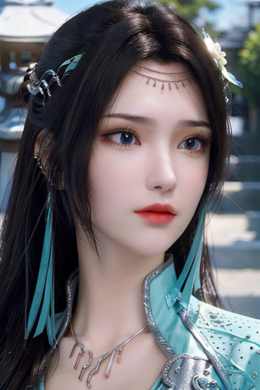 斗破苍穹云韵#  一直想用ai画云韵的真人版,但是,本身lora比较缺芬膊