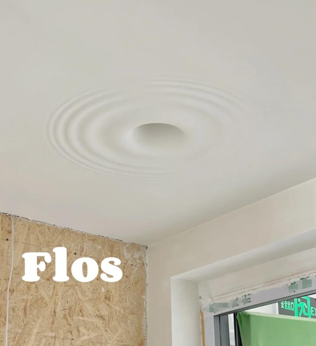 所以需要在吊顶阶段,就要把 吊顶灯设计水波纹成品石膏板图片