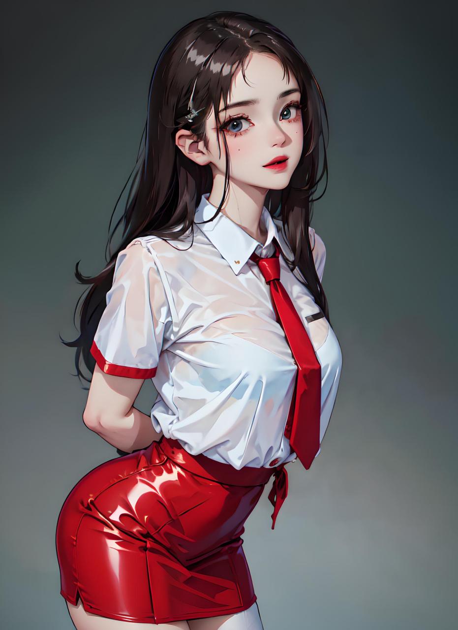 二次元白衬衫清纯少女(动漫壁纸) 她是那个在白衬衫中散发出风华和魅