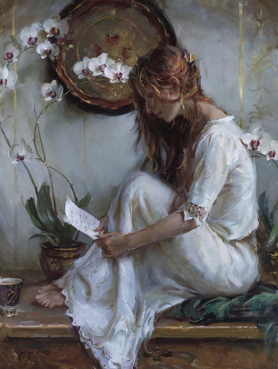 直到我们再次相见 daniel f. gerhartz 亚麻布油画