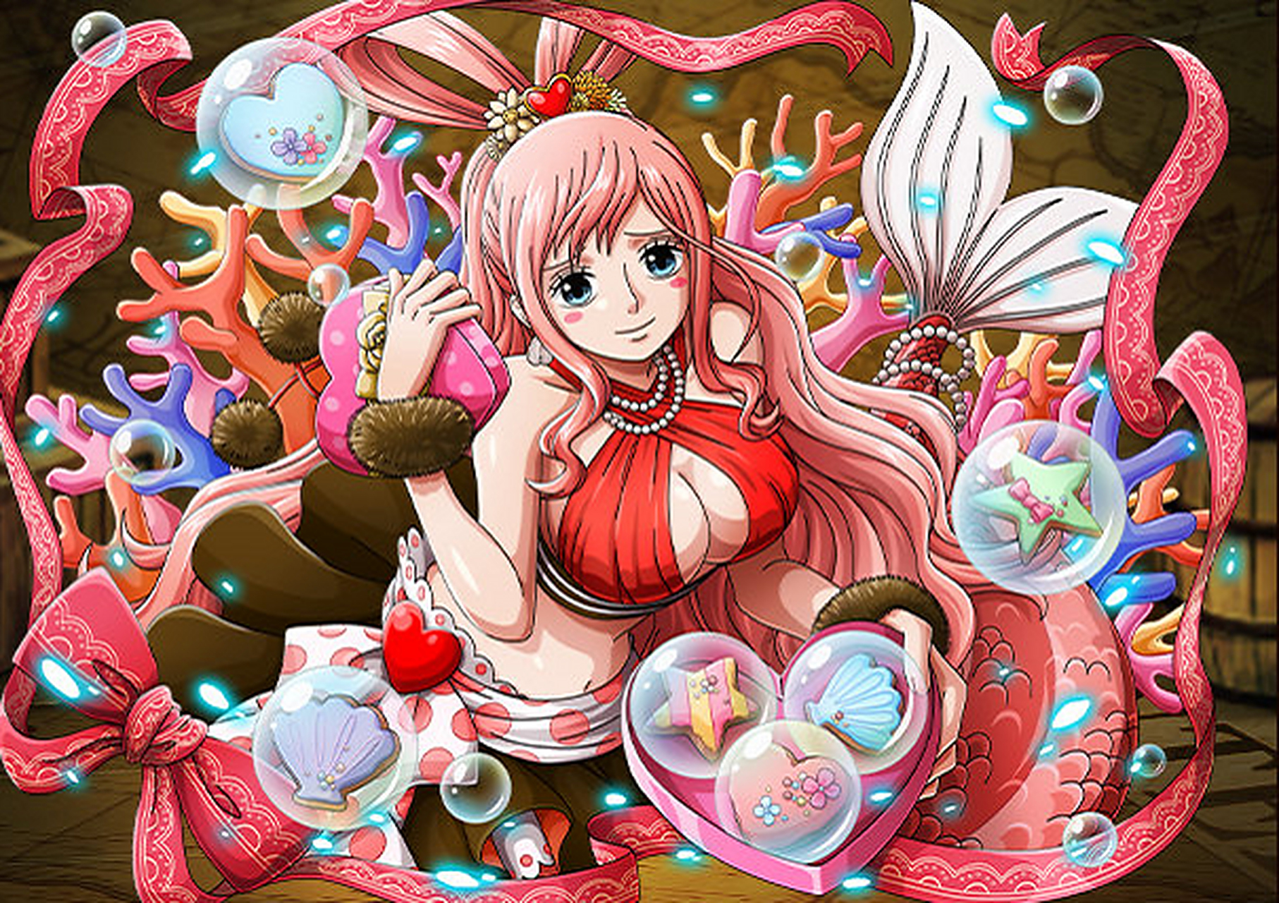 海贼王# 今天4月4日是鱼人岛龙宫王国公主白星的生日,从和之国篇褂谮