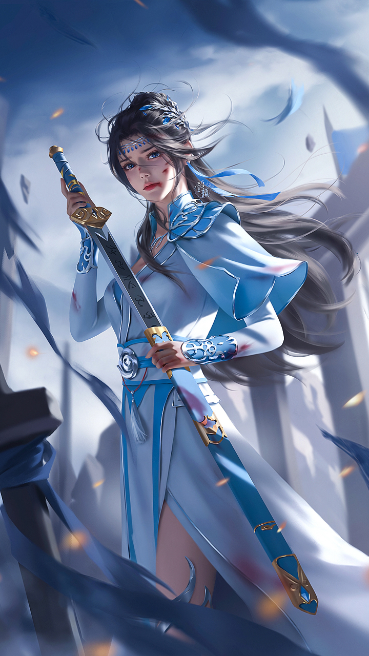 动漫壁纸|《斗破苍穹》国漫女神云韵高清手机壁纸:6.27云韵生日快乐!