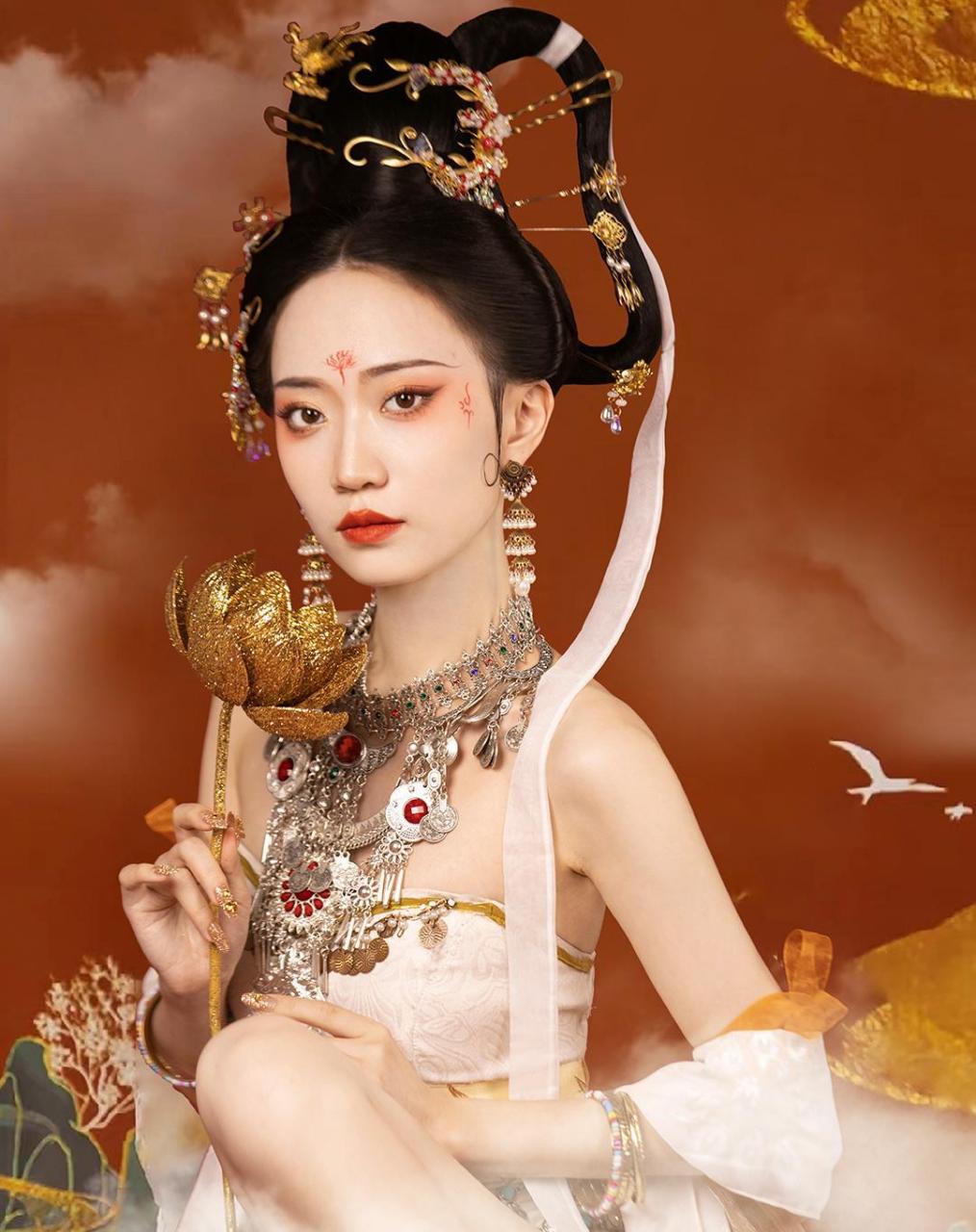 敦煌飞天系千姿百态美女写真