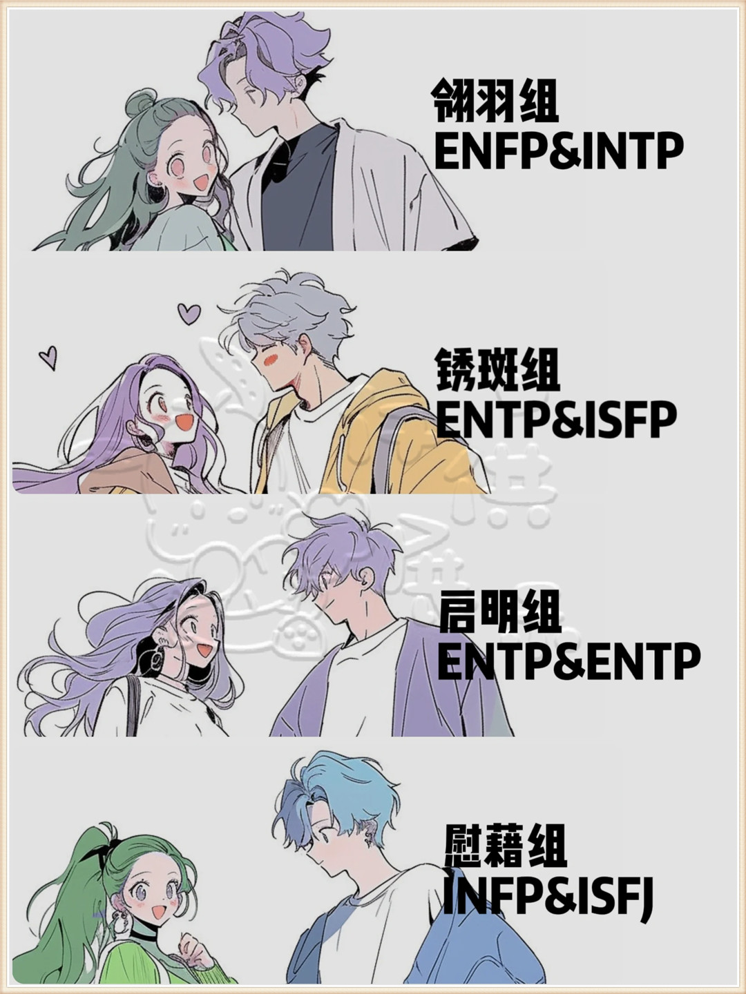 mbti情侣cp第二十弹这次我们带你探索enfp与entp的甜蜜碰撞