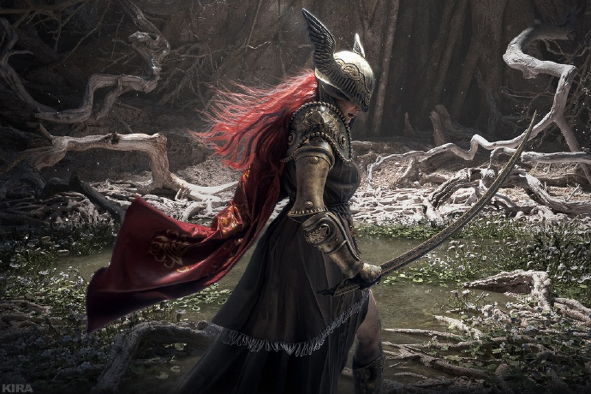 游戏#  《艾尔登法环》玛莲妮亚 cosplay  (by:ins aleksandrareil)