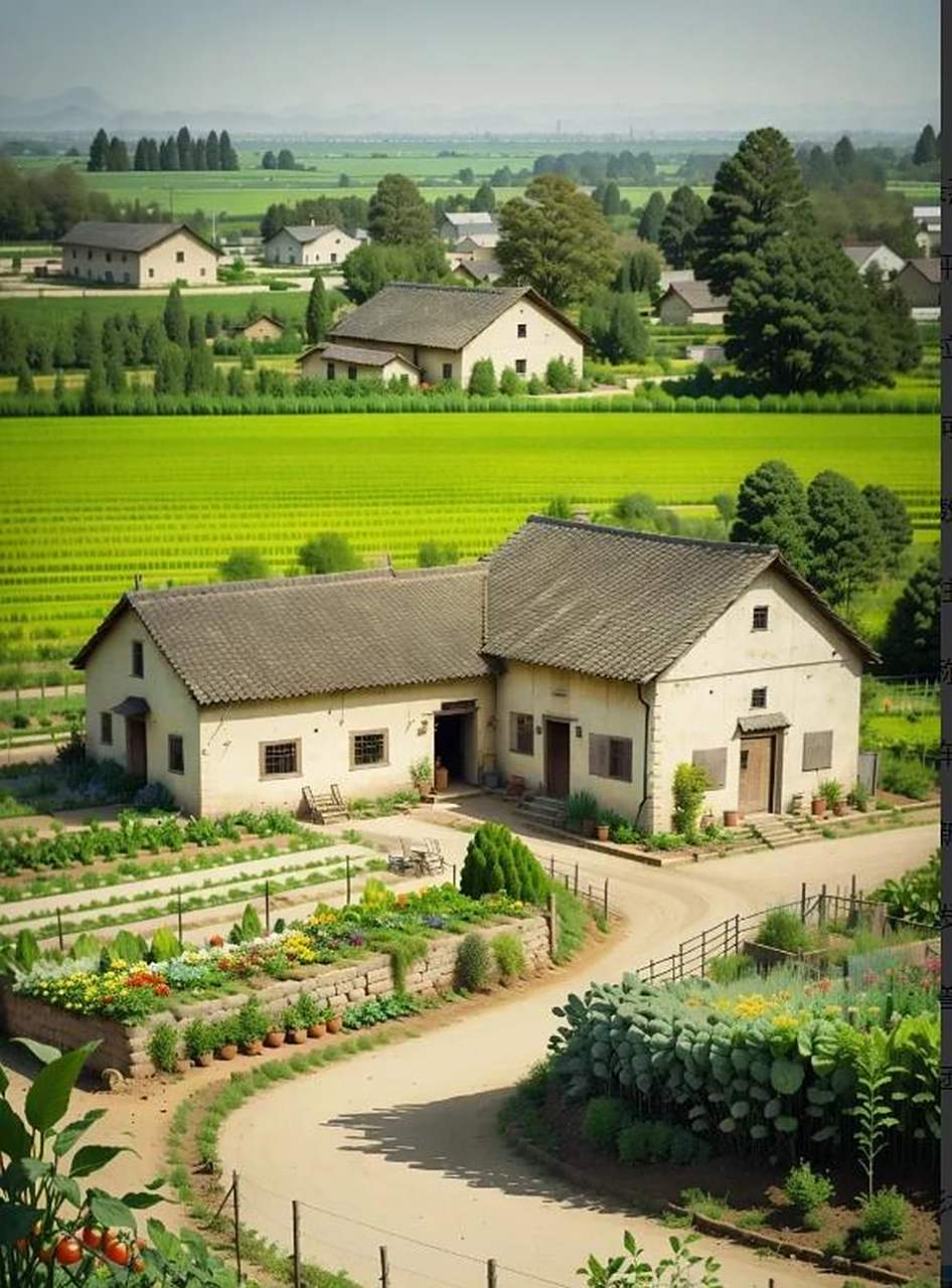 比起高楼大厦,我更愿意住这种农村小房子.