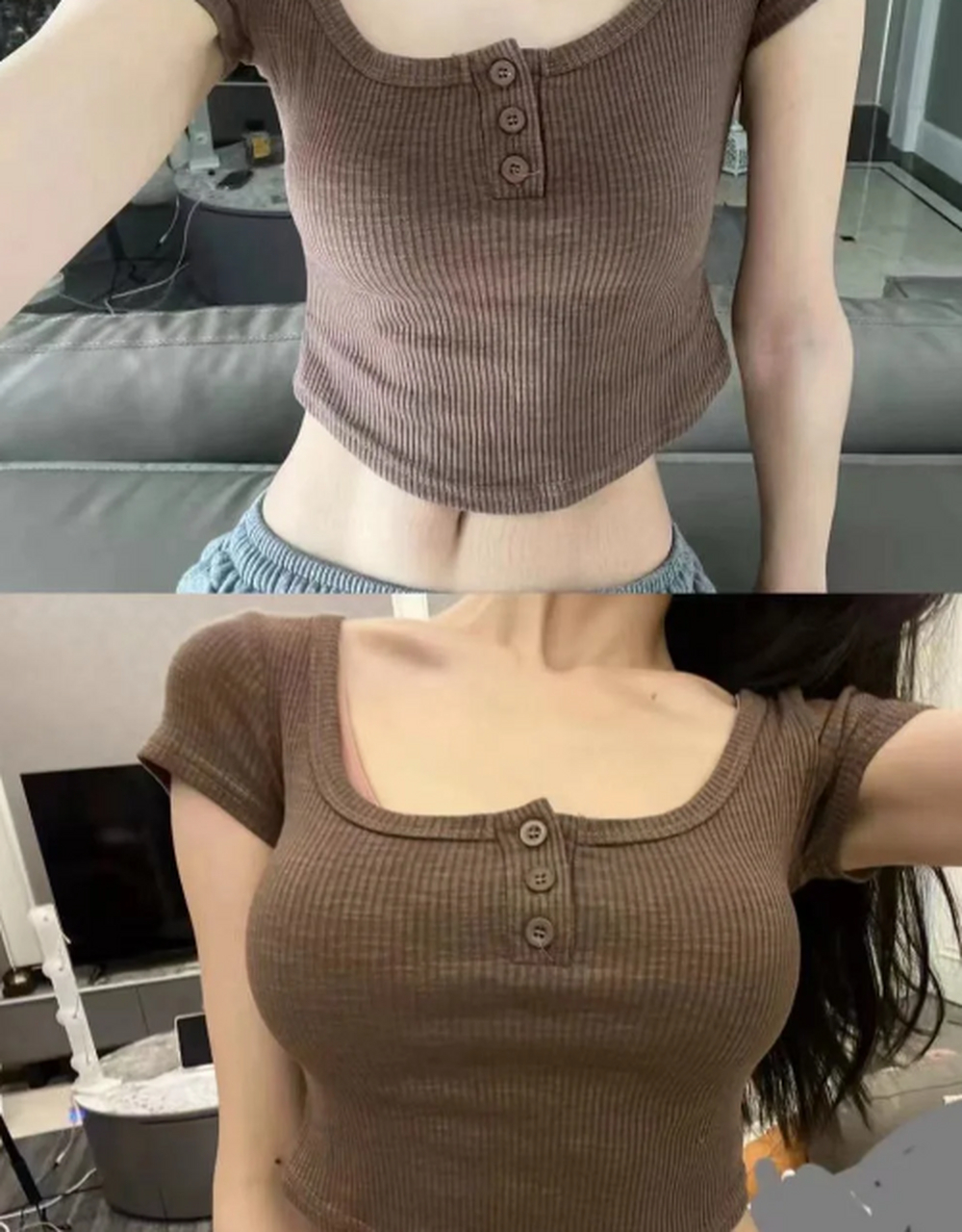 175模特不甘平胸,放完270cc假体,直接c罩杯 因为是模特所以对身材要求