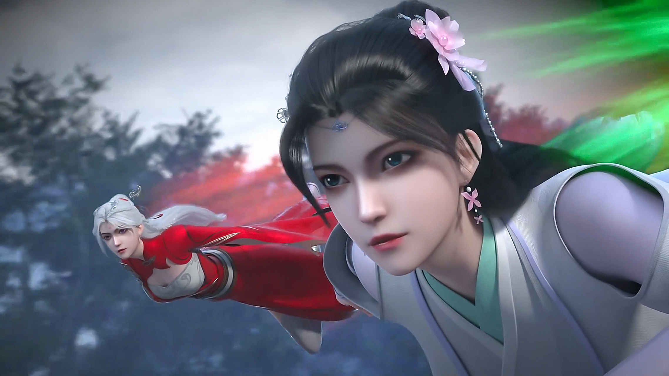 动漫壁纸|《仙武传》国漫女神"楚萱儿"简介:楚灵儿的孪生姐姐,恒岳宗