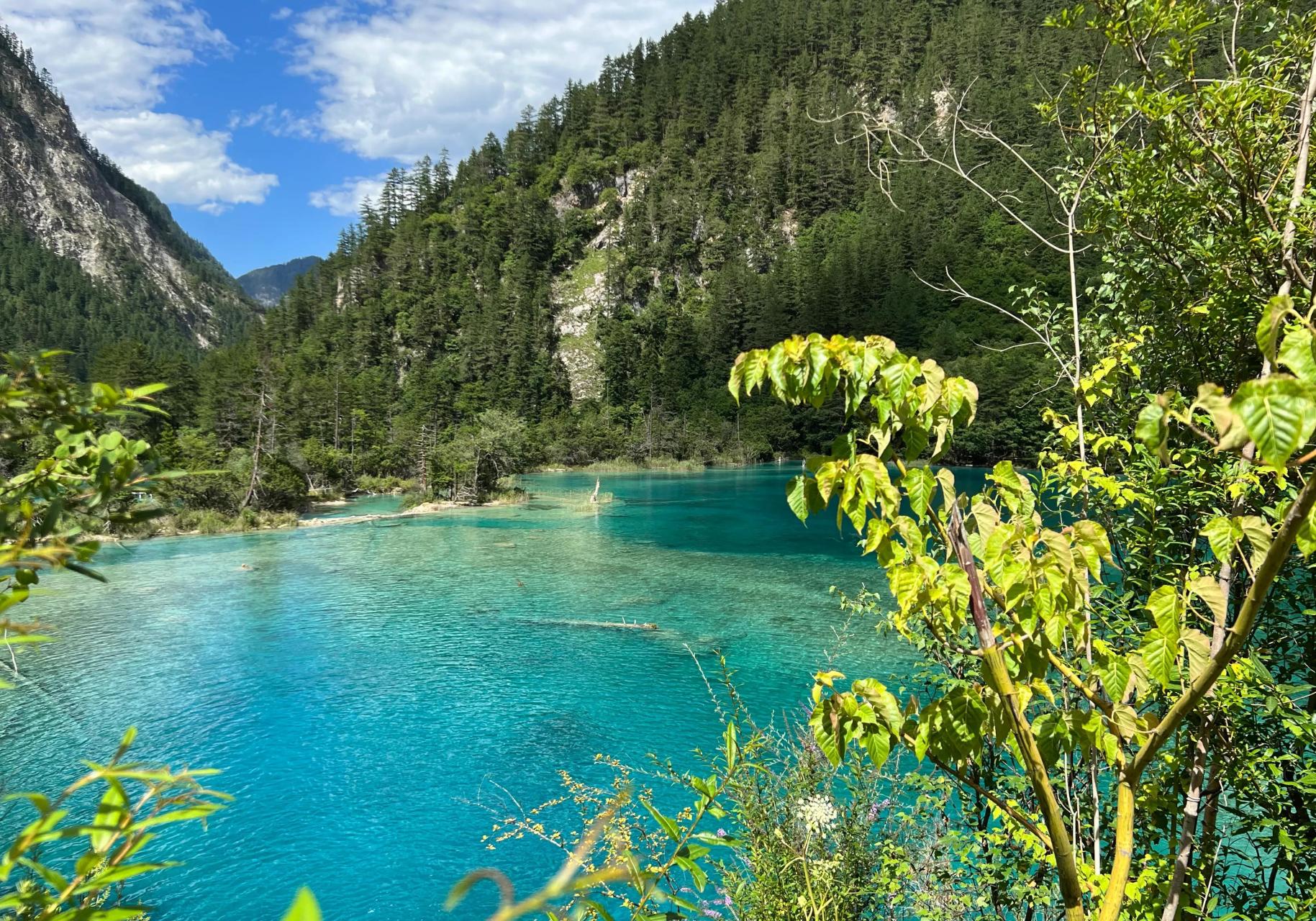 九寨沟火花海图片