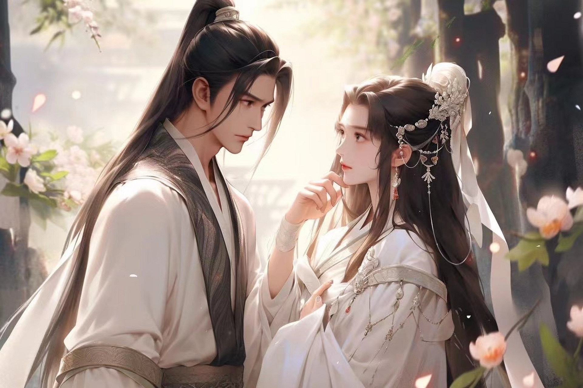 那些无法言说的爱意 男二be现场 暗恋组 #古风插画# #ai绘画