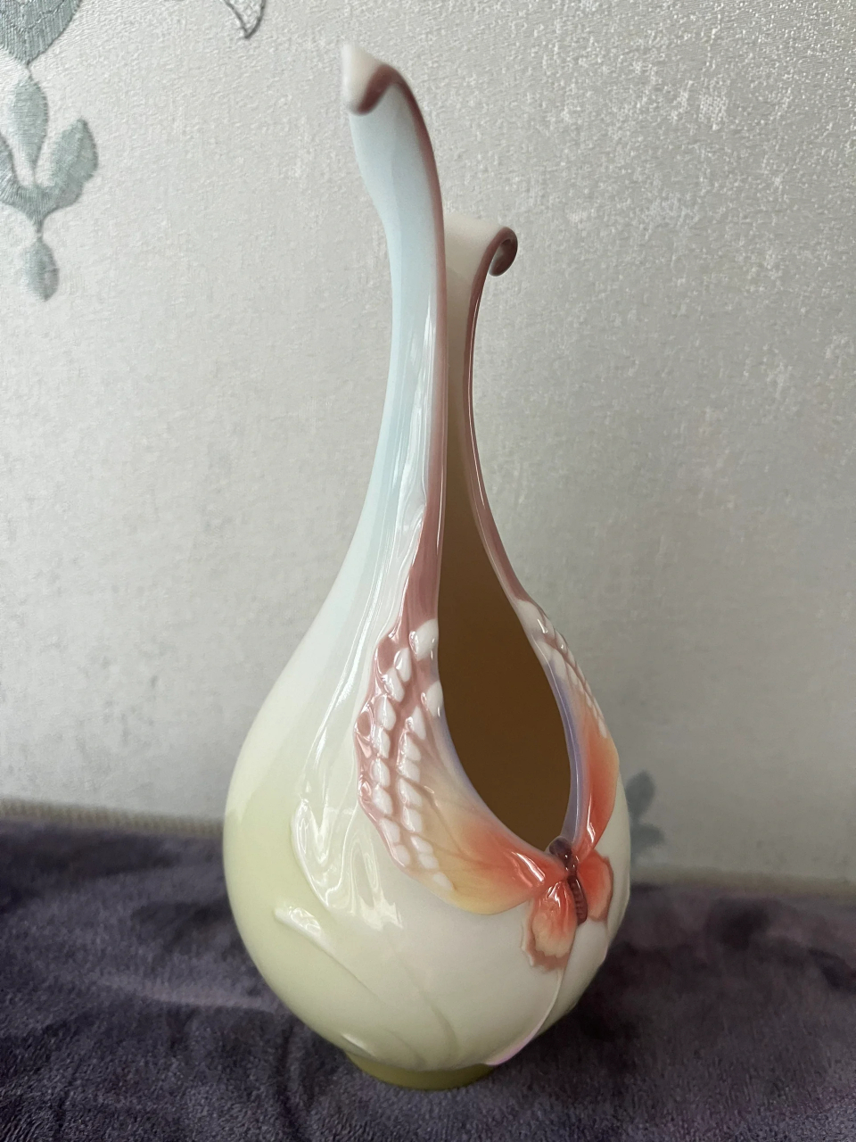 franz法蓝瓷蝶舞系列小花瓶