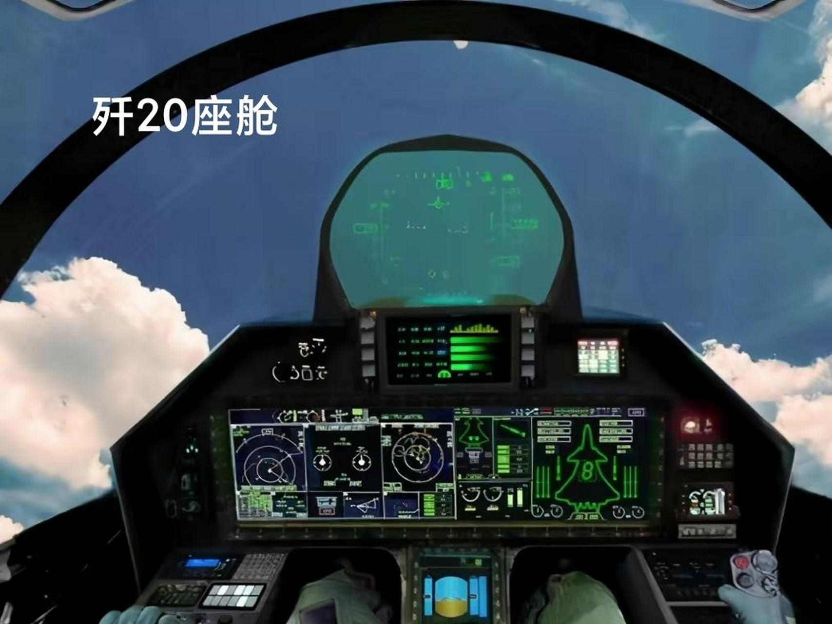 中美俄五代机的"内饰照片",除了f22是上世纪制造的,内饰略显落后外