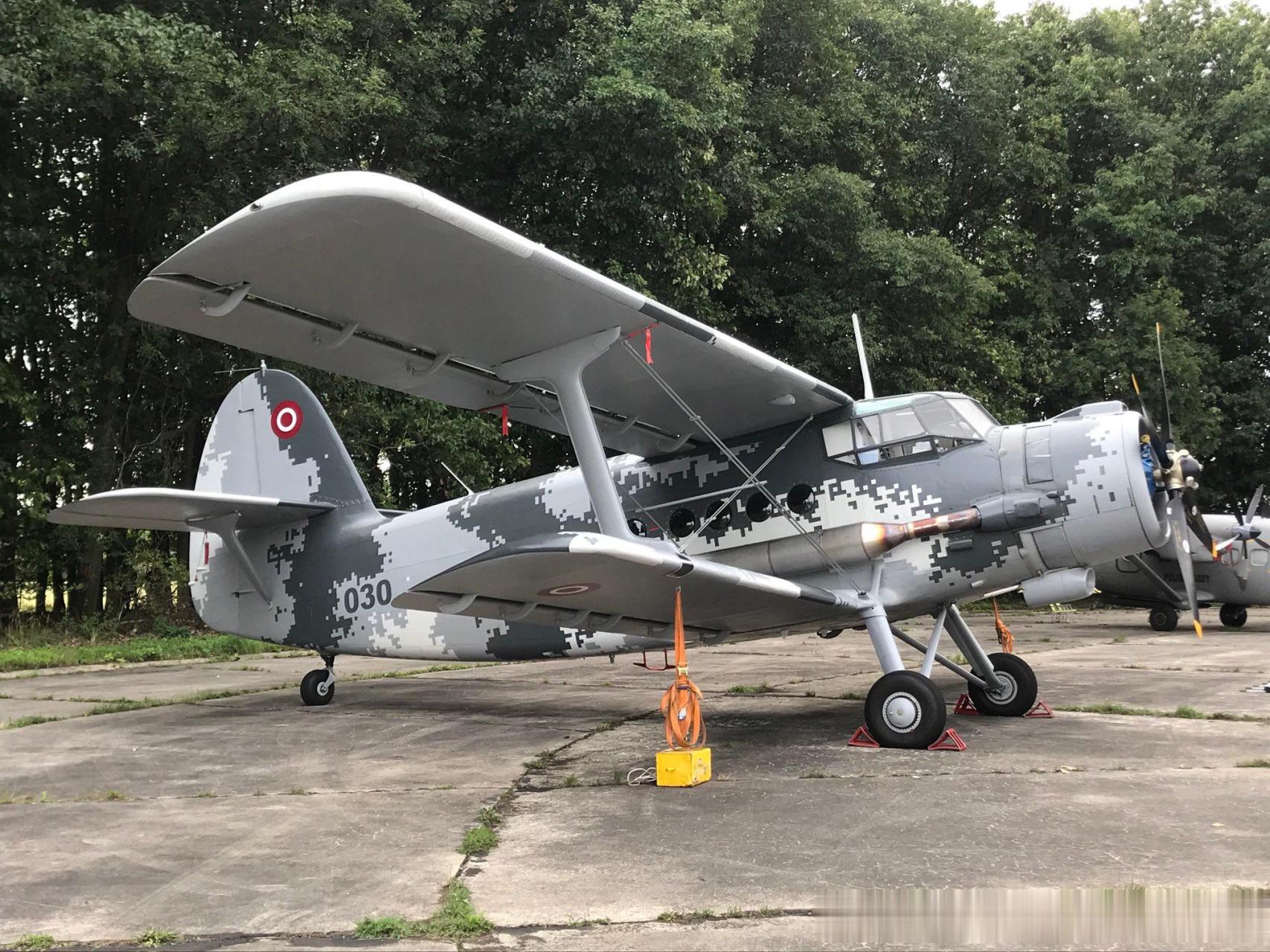 数码迷彩的拉脱维亚空军安-2