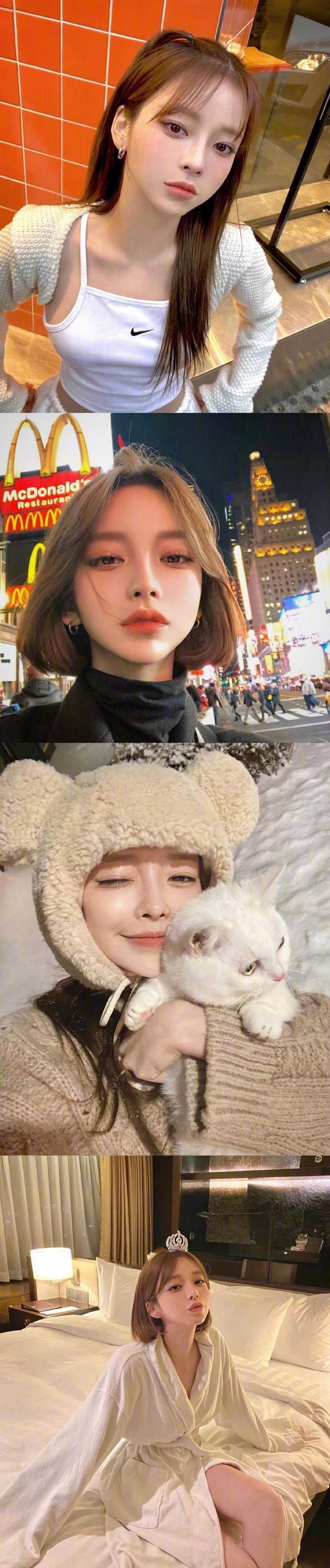 韩国时尚达人姜泰莉的穿搭日常   #时尚##动态创作月##百家号星火计划