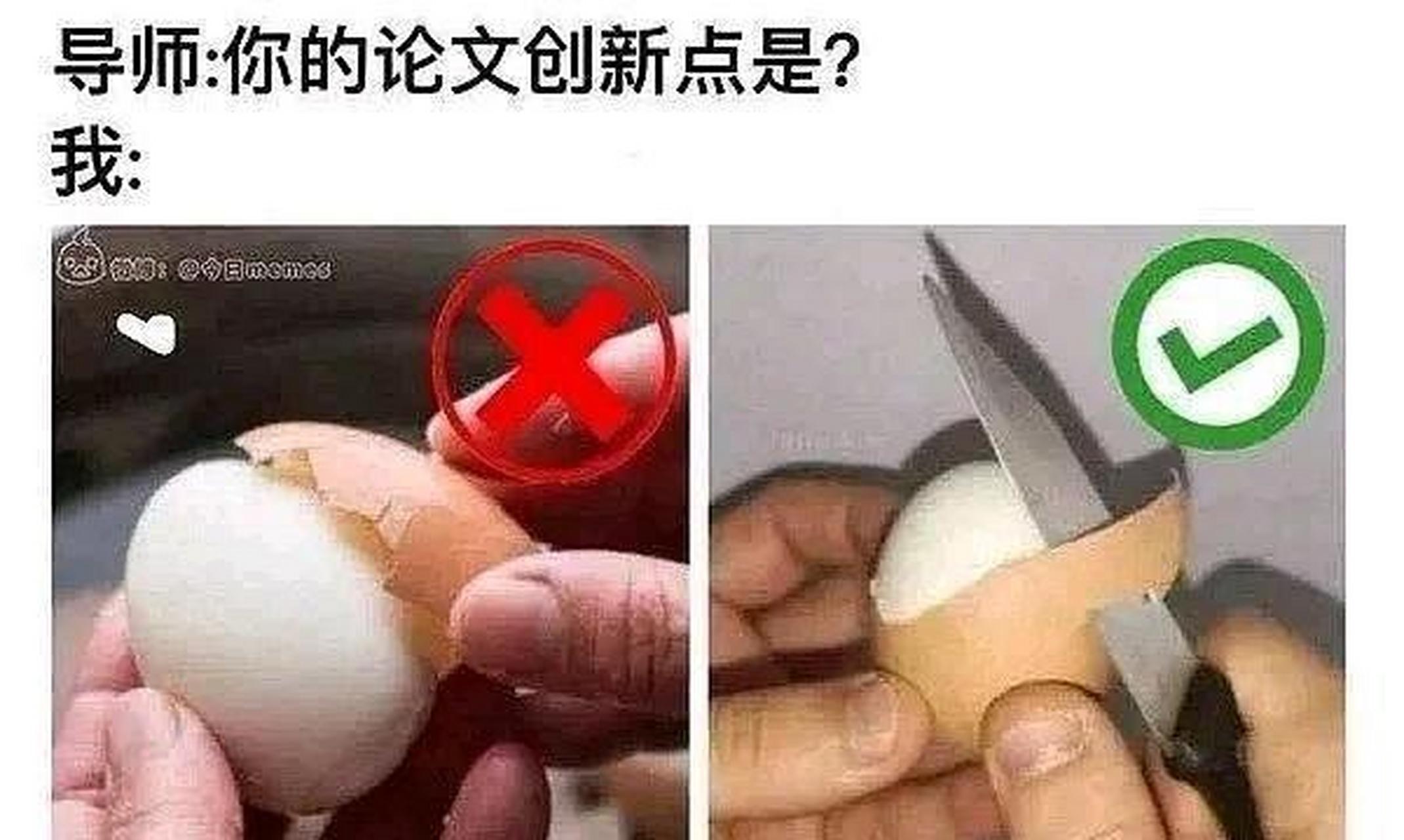 导师:你的论文的创新点是? #搞笑趣味图