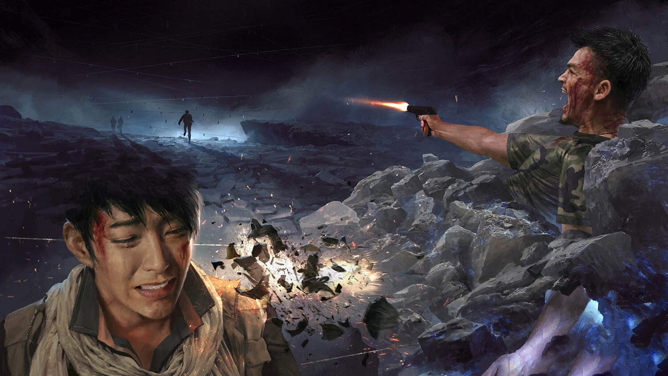 这里面的很多图,也放在了乌合麒麟和盗笔的画册里面,绝对值得收藏!