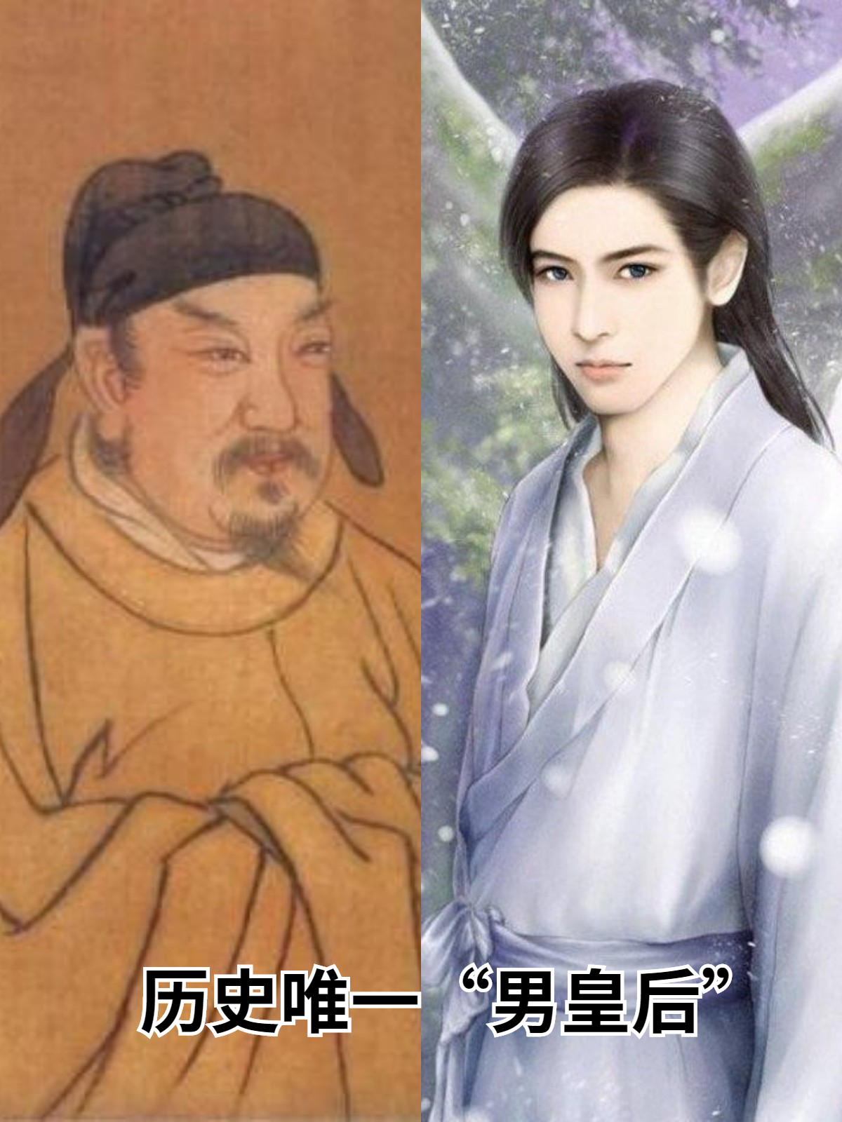 皇后通常都是女性,但在南北朝时期,出现了一位罕见的男皇后